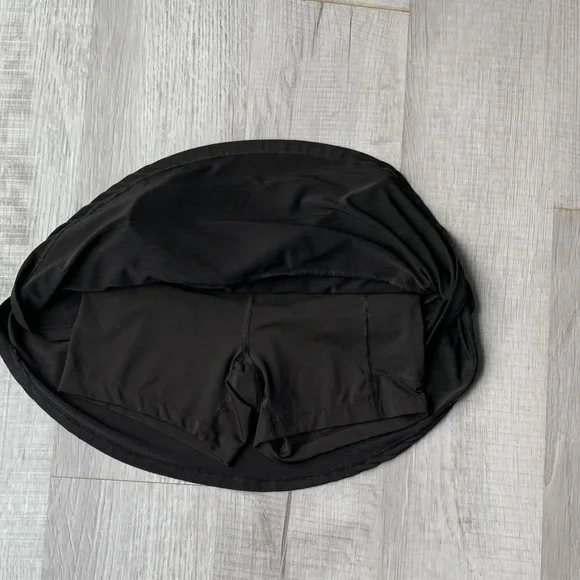 Calvin Klein Black Layered Sport Mini Skort, size XS. - Picture 6 of 14